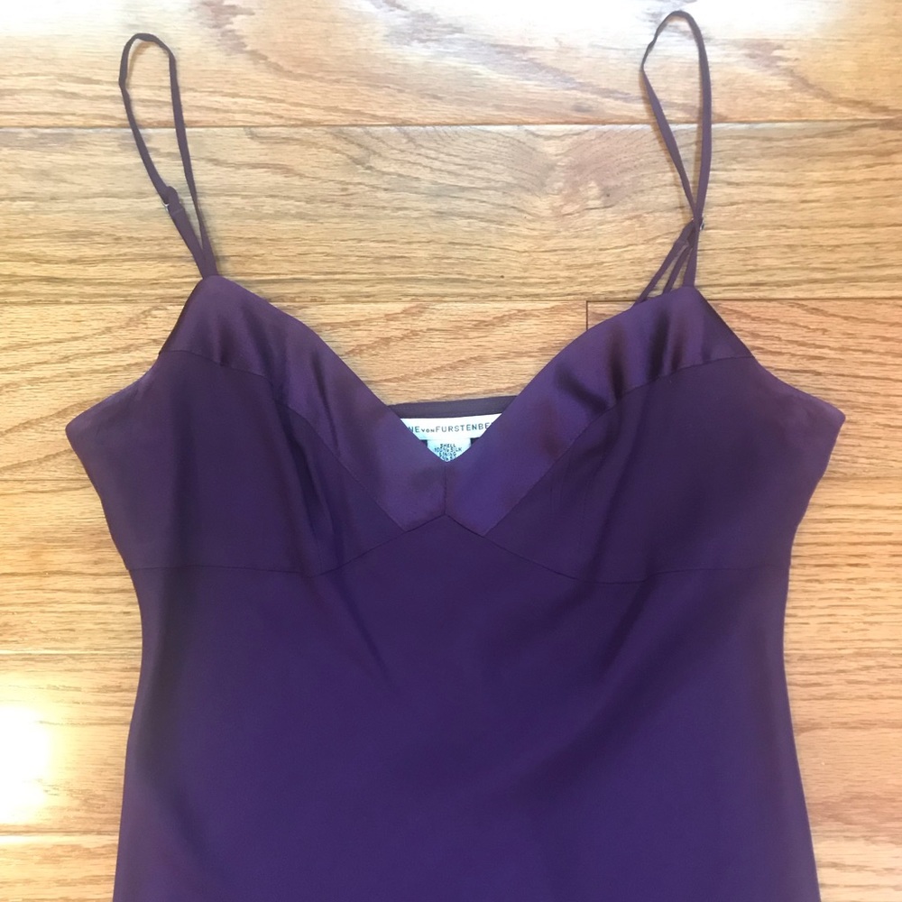 DIANE VON FURSTENBERG 100% Silk Shell Size 0